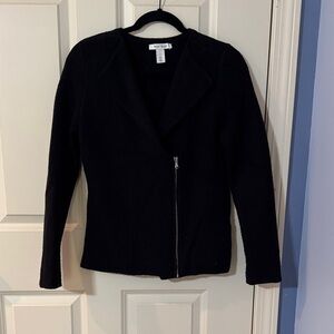 White House Black Market Women's Black Sweater